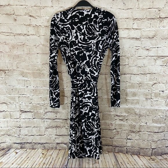 Jones New York Collection deep v midi dress small - Picture 5 of 6